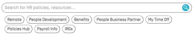Quick search at home page