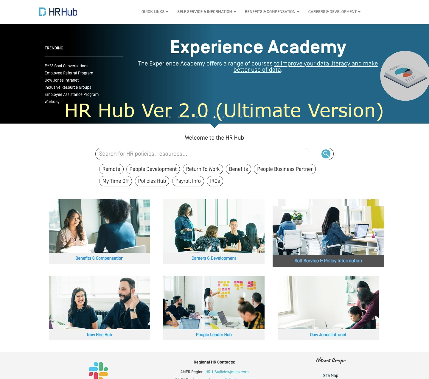 Dow Jones - HR-Hub site